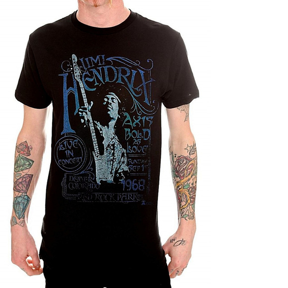 Hanes Other - Jimi Hendrix Axis Bold As Love1968 blues rock Official T-Shirt 2XL NWT